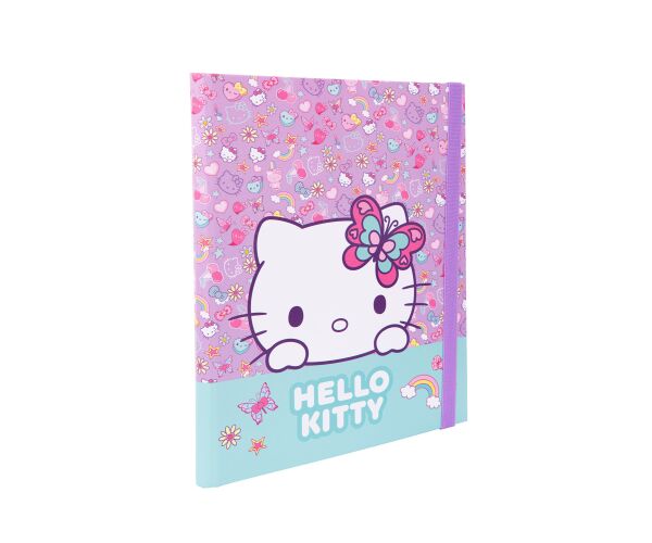 Desky na sešity A4 s širokou gumou - Hello Kitty vzor 2